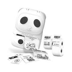 Mini impresora portátil para etiquetas 58mm, bluetooth, diseño de panda - Mishop Mexico
