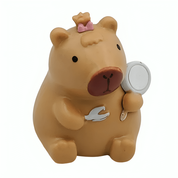 Mini juguete coleccionable con diseño de capibara, variedad de modelos / blind box / kpbl005-1 Imagen secundaria del producto