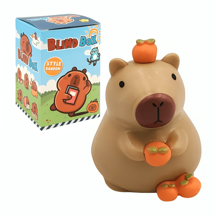 Mini juguete coleccionable con diseño de capibara, variedad de modelos / blind box / kpbl005 - 1 - Mishop Mexico Imagen principal del producto