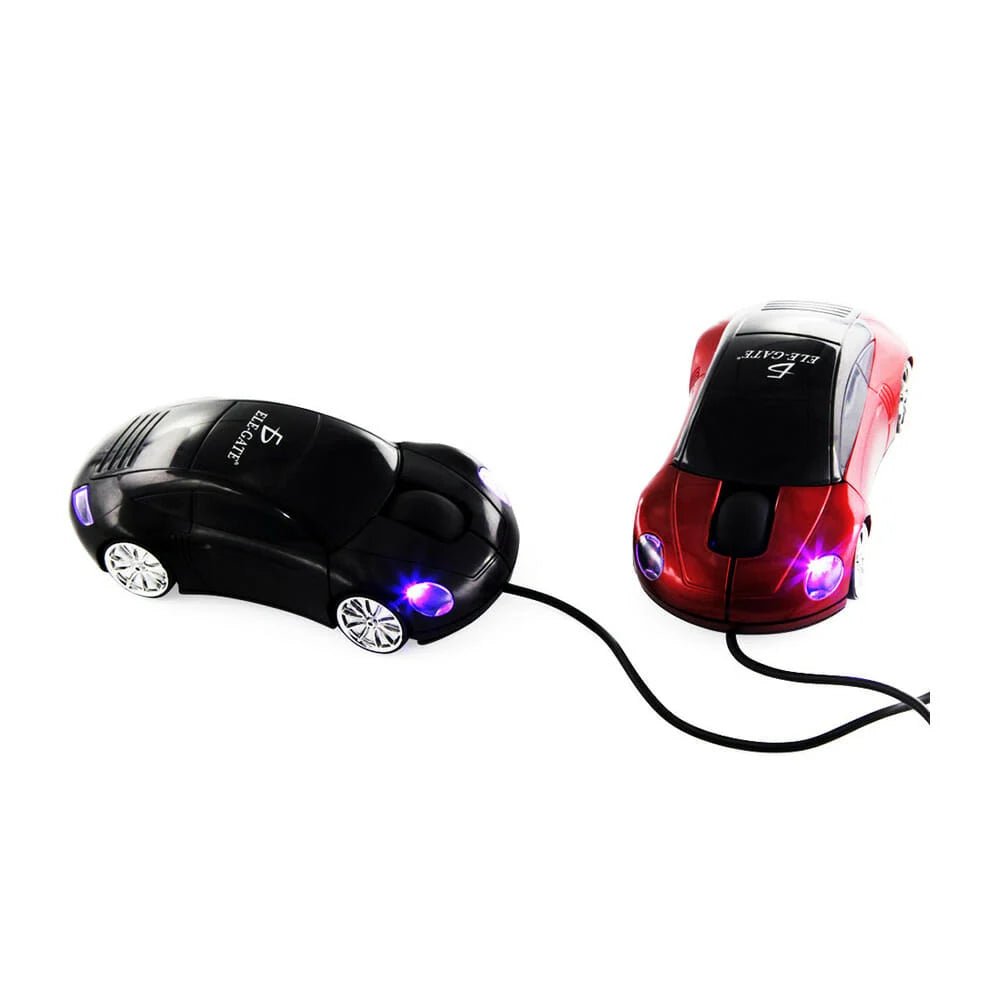 Mouse coche ratón óptico alámbrico usb pc laptop - Mishop Mexico