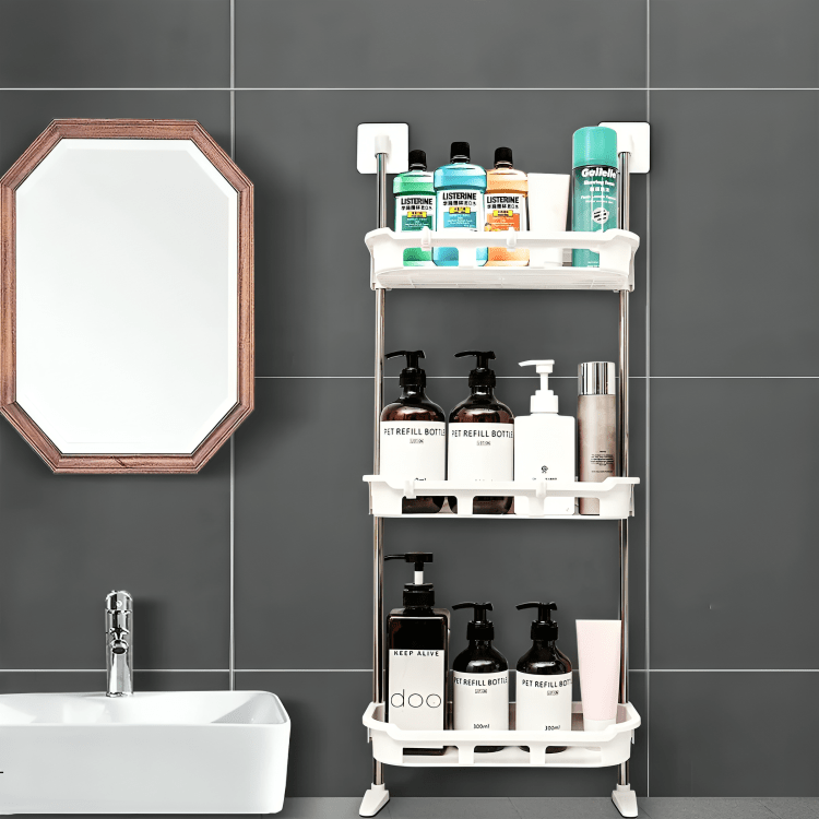 Mueble Organizador Toallero Baño Estante Rack Sanitario - Mishop Mexico
