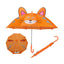 Paraguas infasntil adorable con figura de tigre con orejas desplegables para niños - par.30 - Mishop Mexico