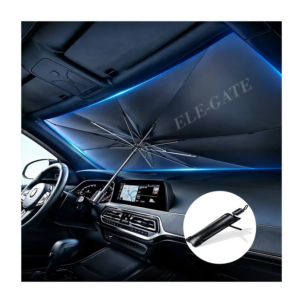 Parasol tipo sombrilla, plegable, reflectante para parabrisas de coche - hog.295 - Mishop Mexico