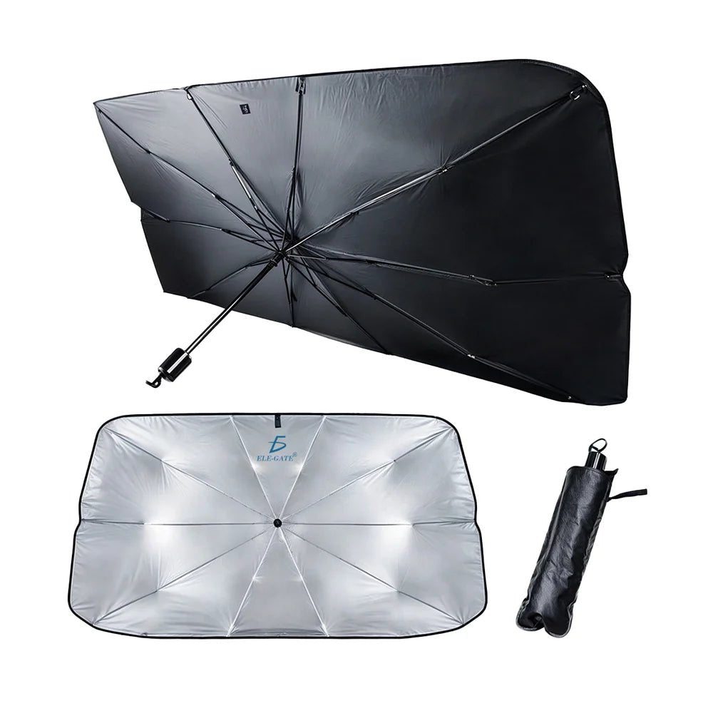Parasol tipo sombrilla, plegable, reflectante para parabrisas de coche - hog.295 - Mishop Mexico Imagen principal del producto