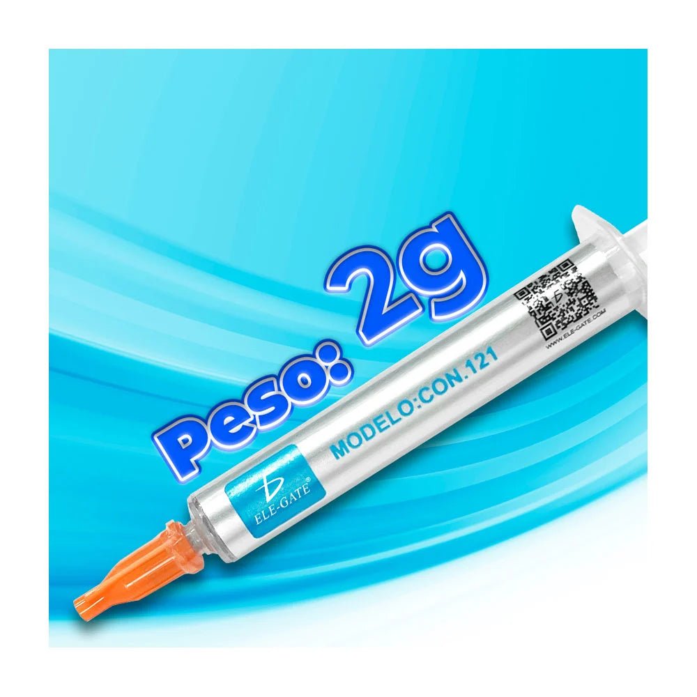Pasta térmica disipadora de calor ideal para refrigerar el procesador sin agentes corrosivos, 2g - con.121 - Mishop Mexico