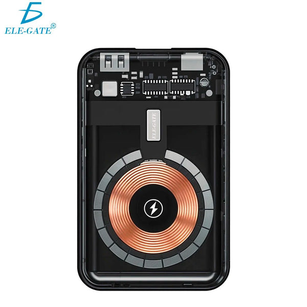 Power bank ele - gate portátil de 10000mah con variedad de entradas y carga inalámbrica - pw.18 - Mishop Mexico