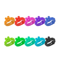 Pulsera pop it de plástico diseño de rana, variedad de colores toy245 / R463 - Mishop Mexico
