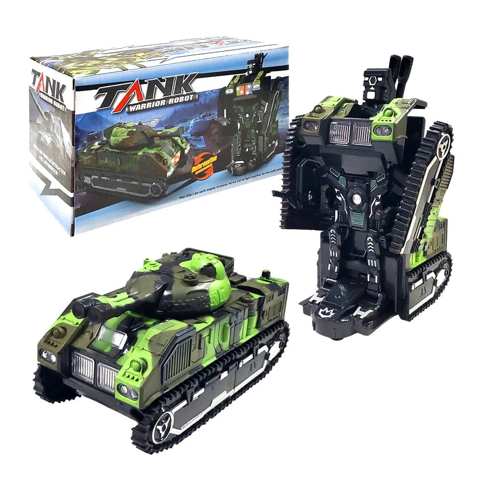 Robot Zord 2 en 1, robot y tanque de guerra con luces y sonido - tank 9901 - Mishop Mexico Imagen principal del producto