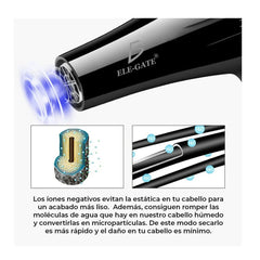 Secadora de cabello portátil 80w Protection - hair dryer - Mishop Mexico