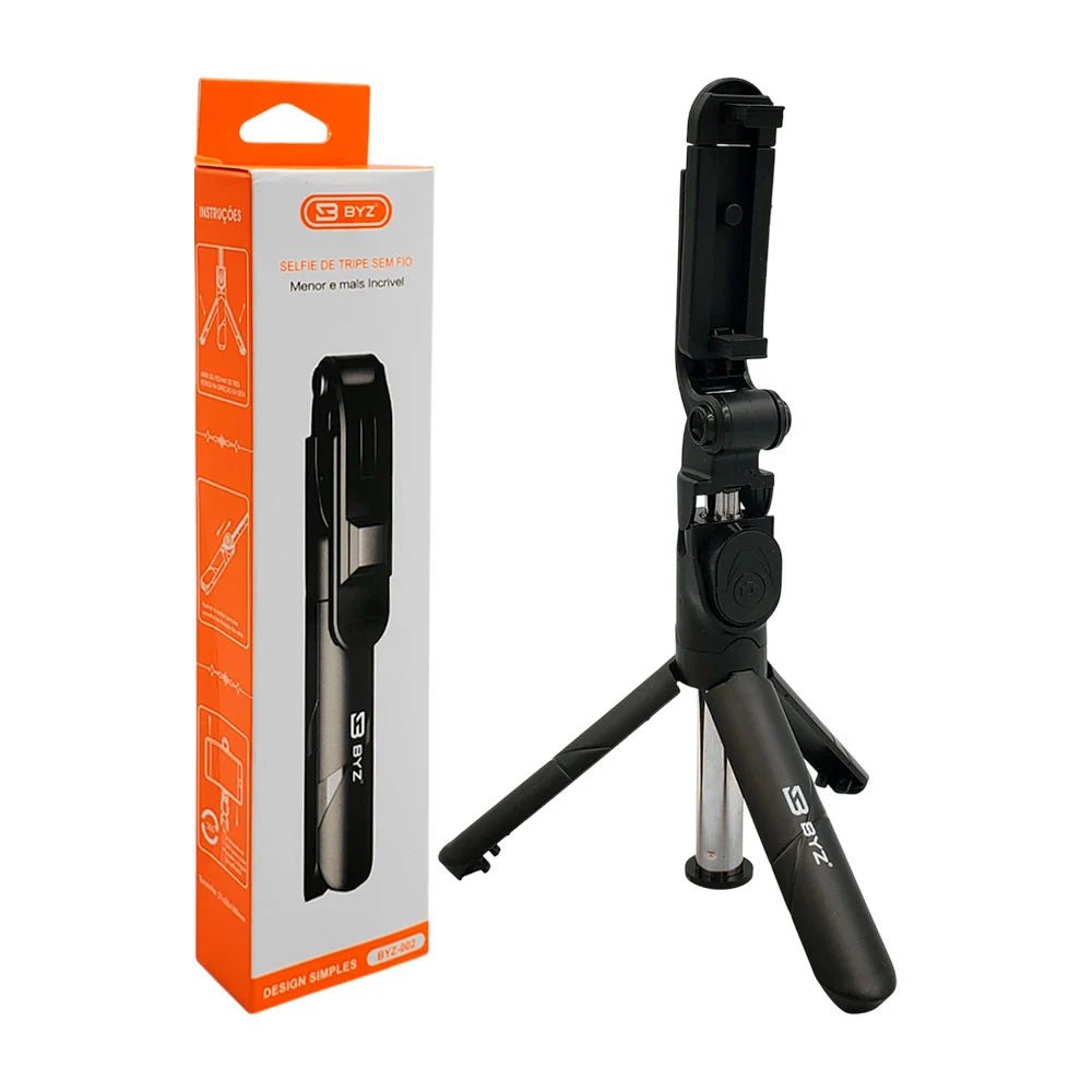 Selfie stick byz, inalámbrico, con giro 360, control y tripie estabilizador - Mishop Mexico Imagen principal del producto