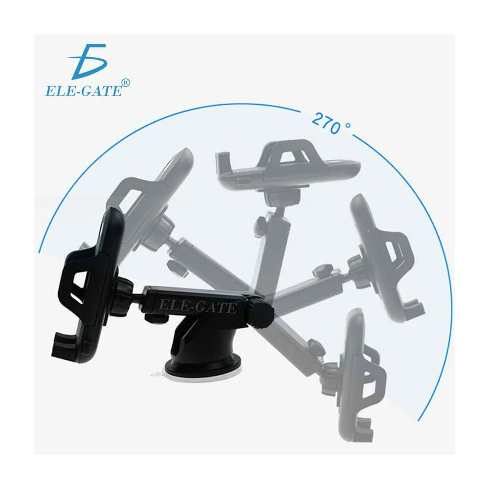 Soporte ajustable ele - gate de plástico con ventosa para teléfono celular - hold.87 - Mishop Mexico Imagen principal del producto