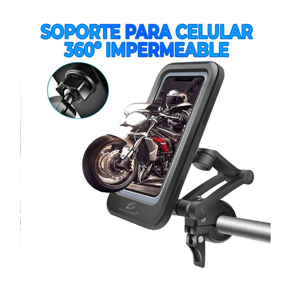 Soporte funda ele - gate ajustable a manubrio de motocicleta para teléfono celular / cy - n5 - Mishop Mexico