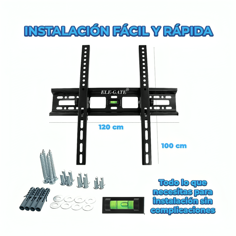 Soporte metálico fijo ele - gate para pantalla de 42 a 80 pulgadas / hold.84 - Mishop Mexico