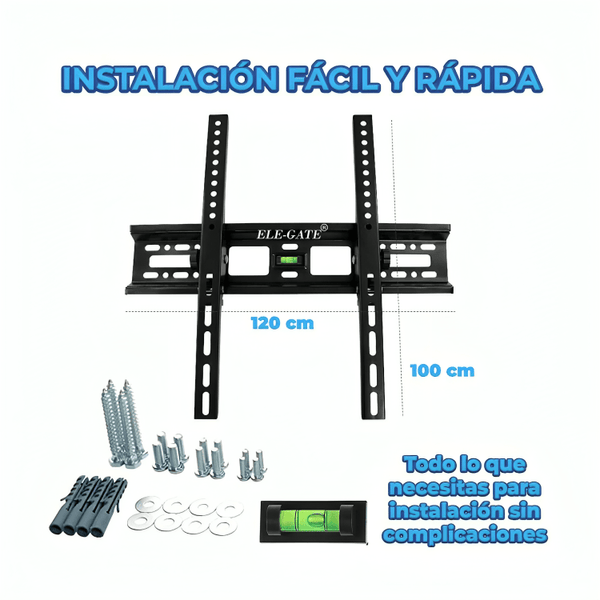 Soporte metálico fijo ele - gate para pantalla de 42 a 80 pulgadas / hold.84 - Mishop Mexico
