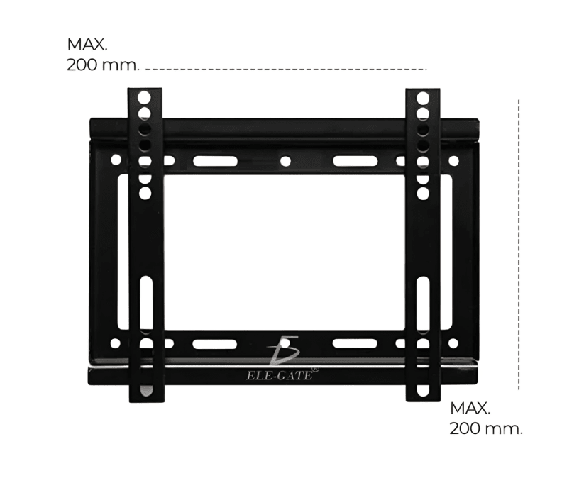 Soporte metálico fijo para pantalla de 14 a 42 pulgadas, soporta máximo 25kg / hold.55 Imagen secundaria del producto