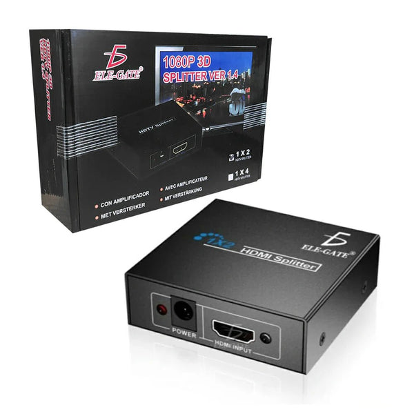 Splitter HDMI 1x4 con Amplificador de Señal 1080p Integrado - CON.18.2 - Mishop Mexico