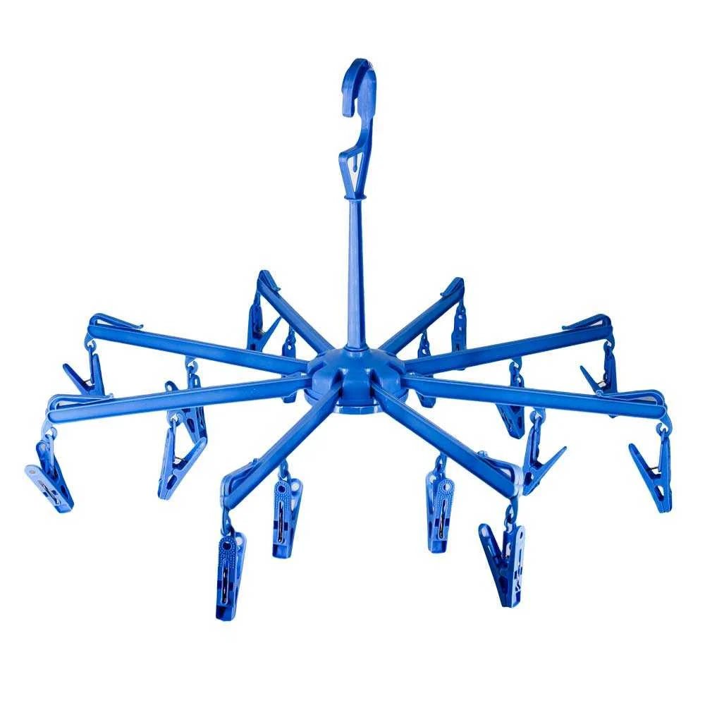 Tendedero tipo carrusel, de plástico con 16 pinzas para la ropa, variedad de colores - ZH - 0045 - Mishop Mexico Imagen principal del producto