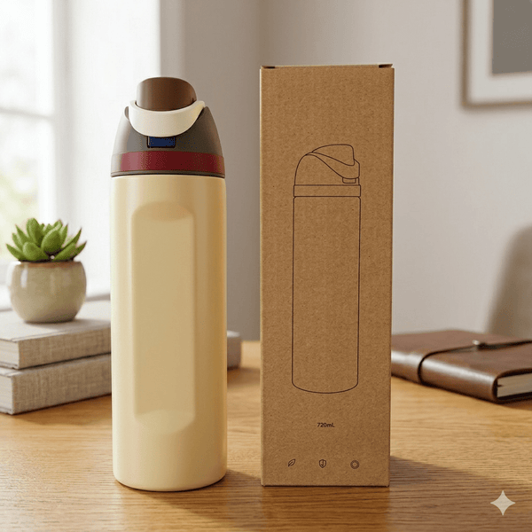 Termo con capacidad de 720ML, de acero inoxidable y manntiene 24h frio y 8h caliente - CL - TE720 - Mishop Mexico