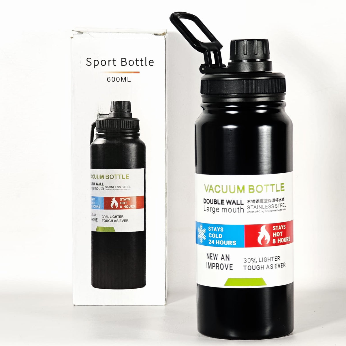TERMO DE ACERO INOXIDABLE DE 600ML CL - TE600 - Mishop Mexico