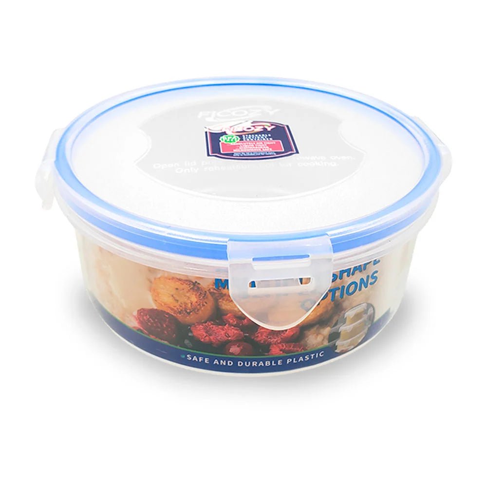 Tupper transparente circular con cierre hermético, capacidad de 900ml - yx8051 - Mishop Mexico Imagen principal del producto