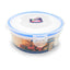 Tupper transparente circular con cierre hermético, capacidad de 900ml - yx8051 - Mishop Mexico
