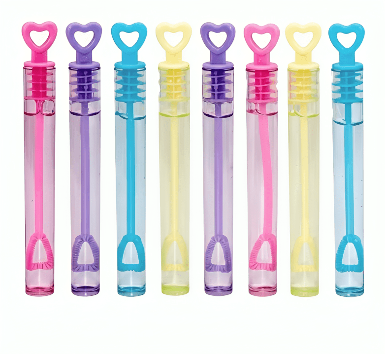 varita transparente para hacer burbujas de gel, con decoración en forma de corazón , variedad de colores / 1006 / 1006-1 / wj-1240a / wj-1240b / bt-pp01 Imagen secundaria del producto