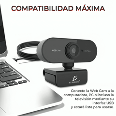 Webcam usb para computadora 1080p hd con micrófono web.49 - Mishop Mexico